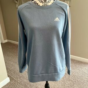 Adidas Light Blue Crewneck Sweatshirt